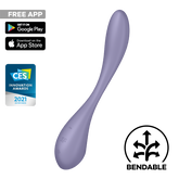 Satisfyer Flex 5 Multi Functions App Contolled G Spot Vibrator Finger and Tongue Vibrators